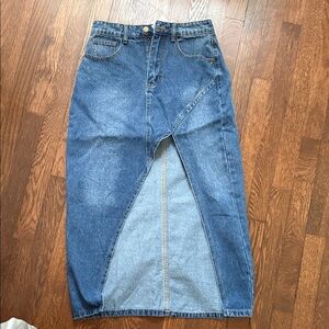 Forever 21 Denim Midi Skirt